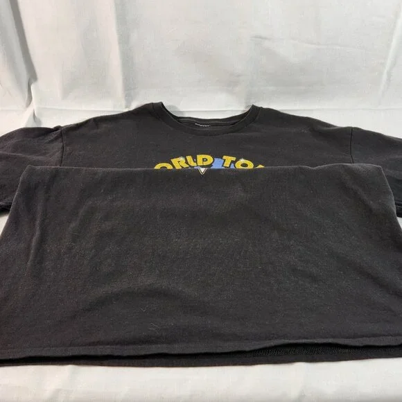 Van Halen World Tour 1978 Band Tee T-Shirt Sz Large Graphic Print Unisex VG - Picture 6 of 10